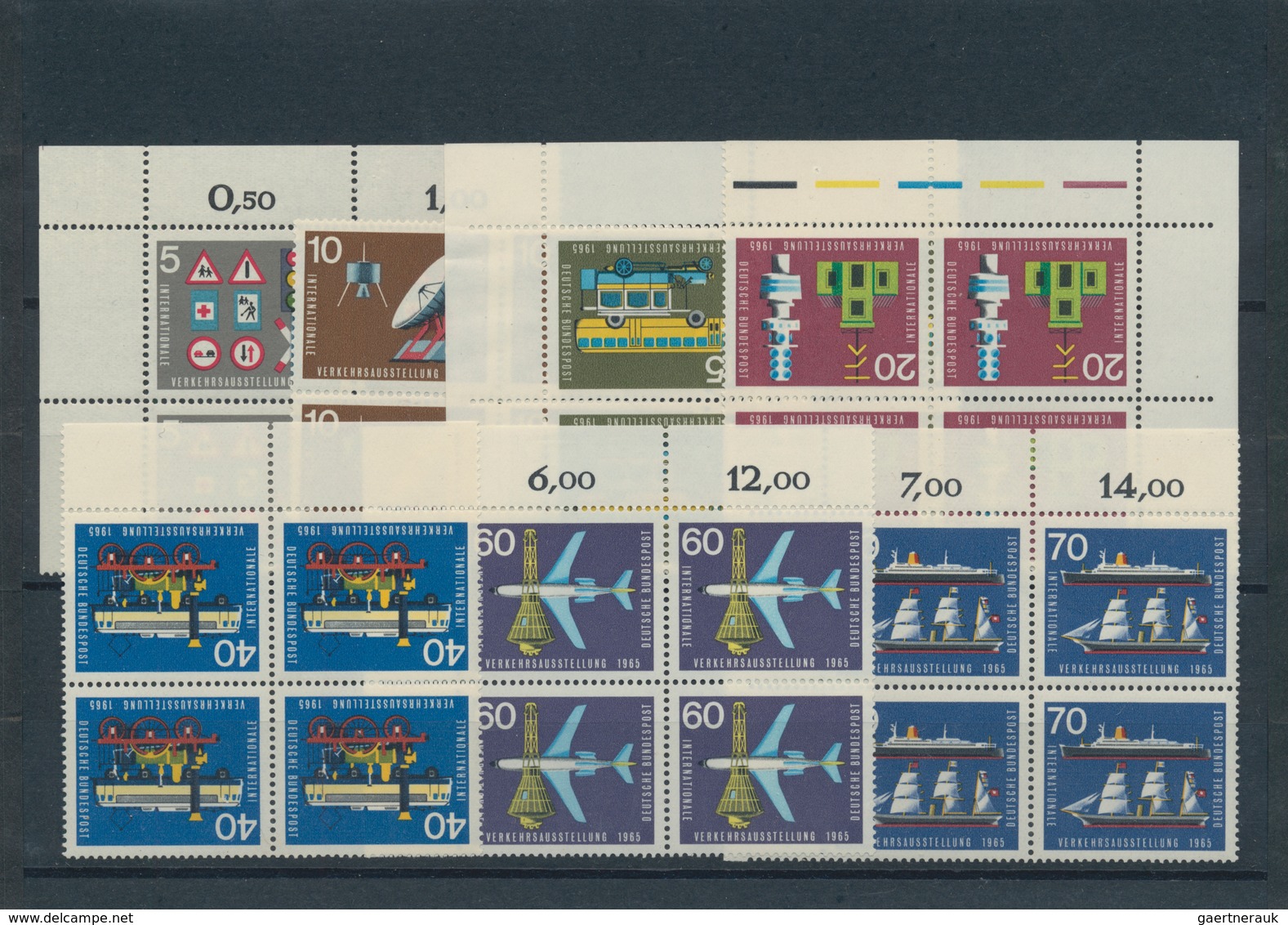 Bundesrepublik Und Berlin: 1955/1995 (ca.), Vorwiegend Postfrische Partie Auf Steckkarten, Hauptwert - Collections