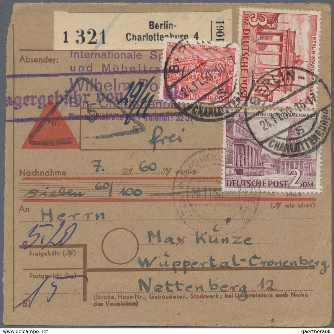 Berlin: 1945/1990, umfassende Sammlung von ca. 1.420 Briefen und Karten ab einigen Vorläufern bis hi