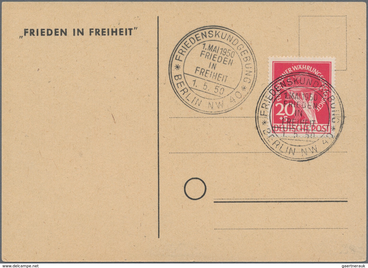 Berlin: 1949/1954, Partie Von Ca. 72 Briefen Und Karten, Meist Philatelistische Stücke, Dabei Etlich - Lettres & Documents