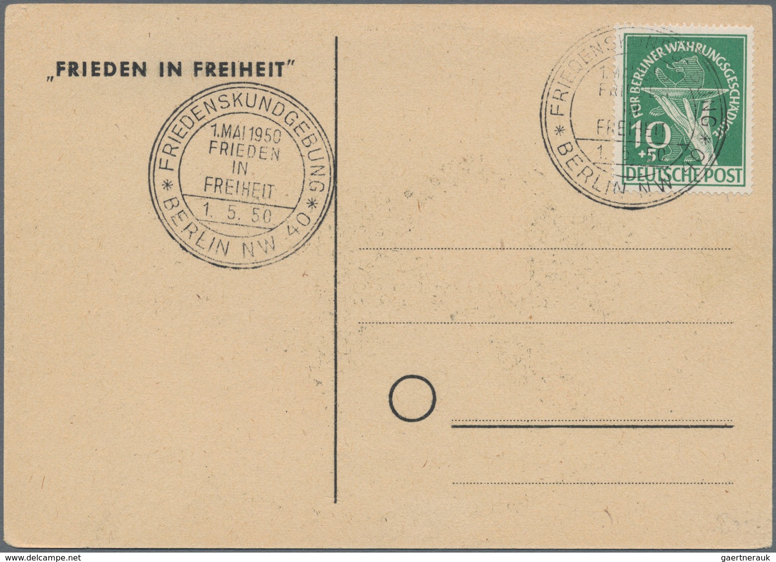 Berlin: 1949/1954, Partie Von Ca. 72 Briefen Und Karten, Meist Philatelistische Stücke, Dabei Etlich - Lettres & Documents