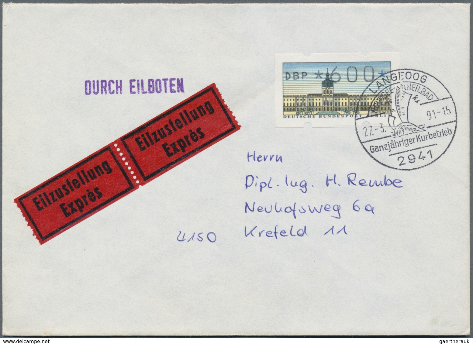 Berlin: 1958/1990, Vielseitiger Sammlungsbestand Von über 740 Briefen Und Karten, Dabei Eine Vielzah - Briefe U. Dokumente