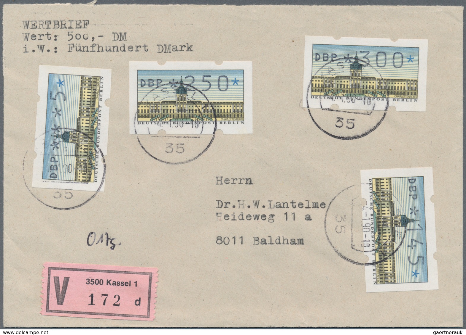 Berlin: 1980/1991 (ca.), Vielseitiger Bestand Von über 250 Briefen Und Karten Aus Firmen-Korresponde - Storia Postale