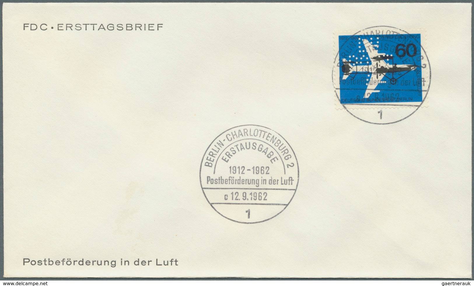 Berlin - Besonderheiten: 1962, LUPOSTA - Marke Zur Internationale Luftpost-Ausstellung Berlin, Sehr - Altri & Non Classificati