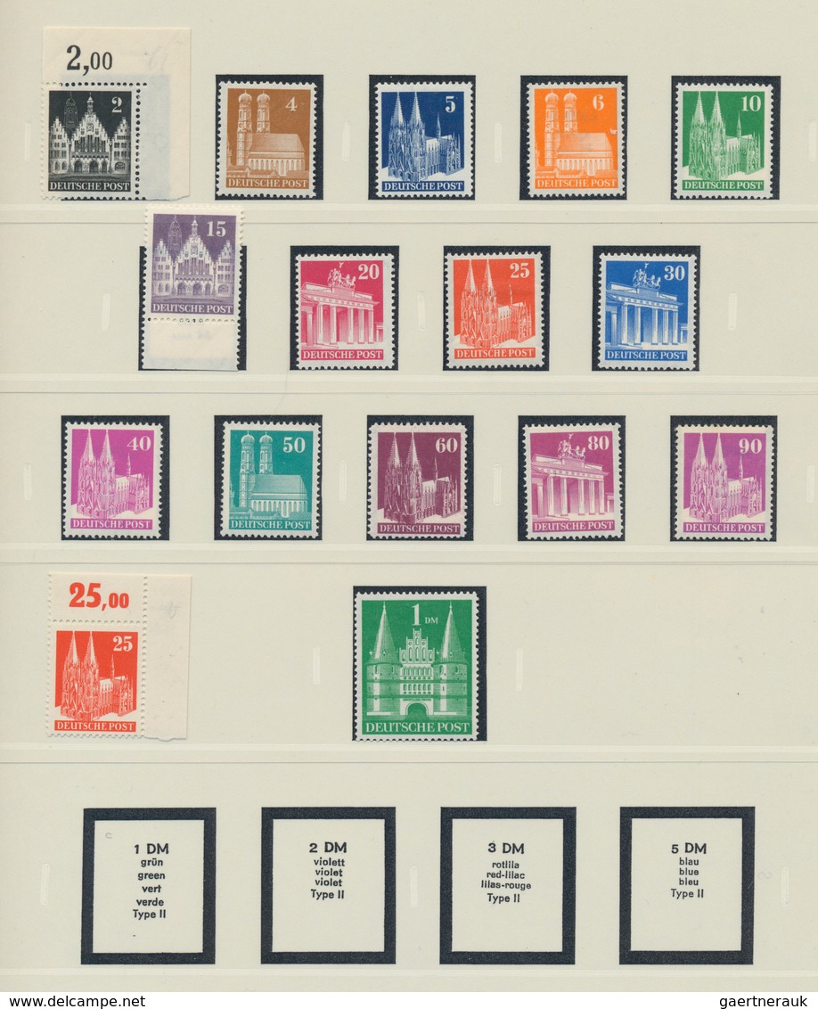 Bizone: 1945/1949, Alliierte Besetzung/Bizone, Saubere Sammlung Auf Safe-dual-Falzlos-Vordruckblätte - Autres & Non Classés