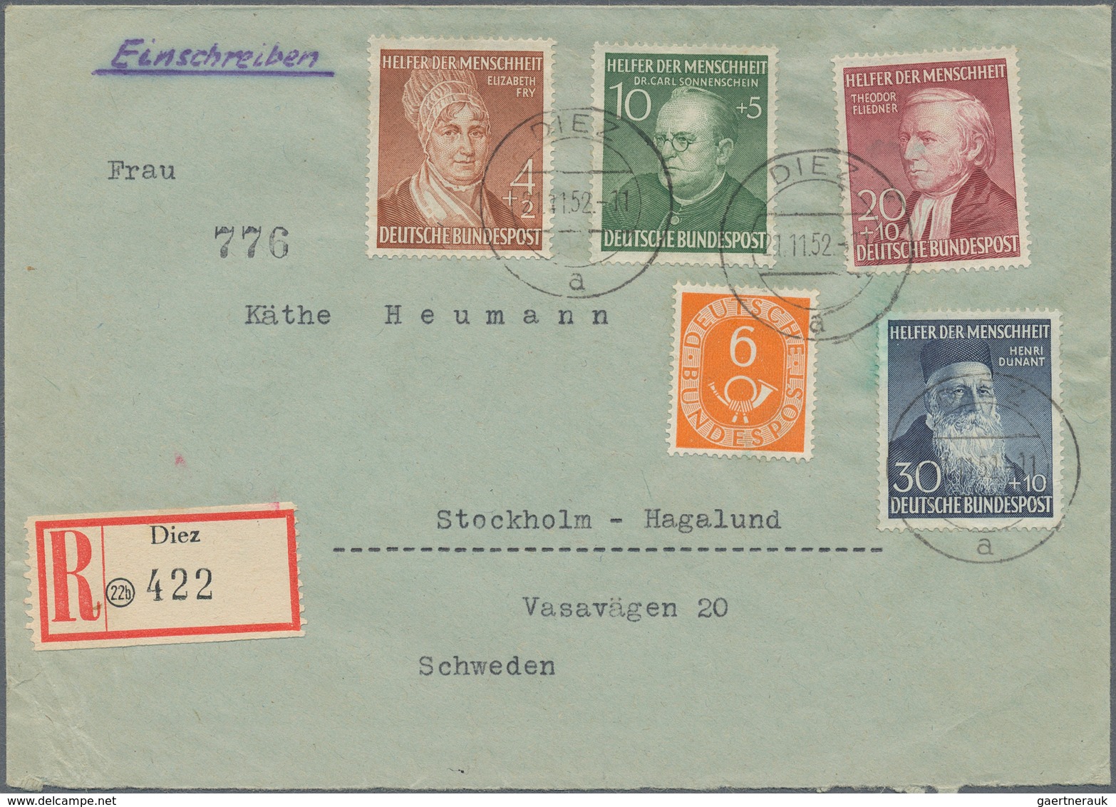 Bundesrepublik Deutschland: 1949/1990 (ca.), Meist 50er- Und Etwas 60er Jahre, Vielseitiger Bestand - Collections