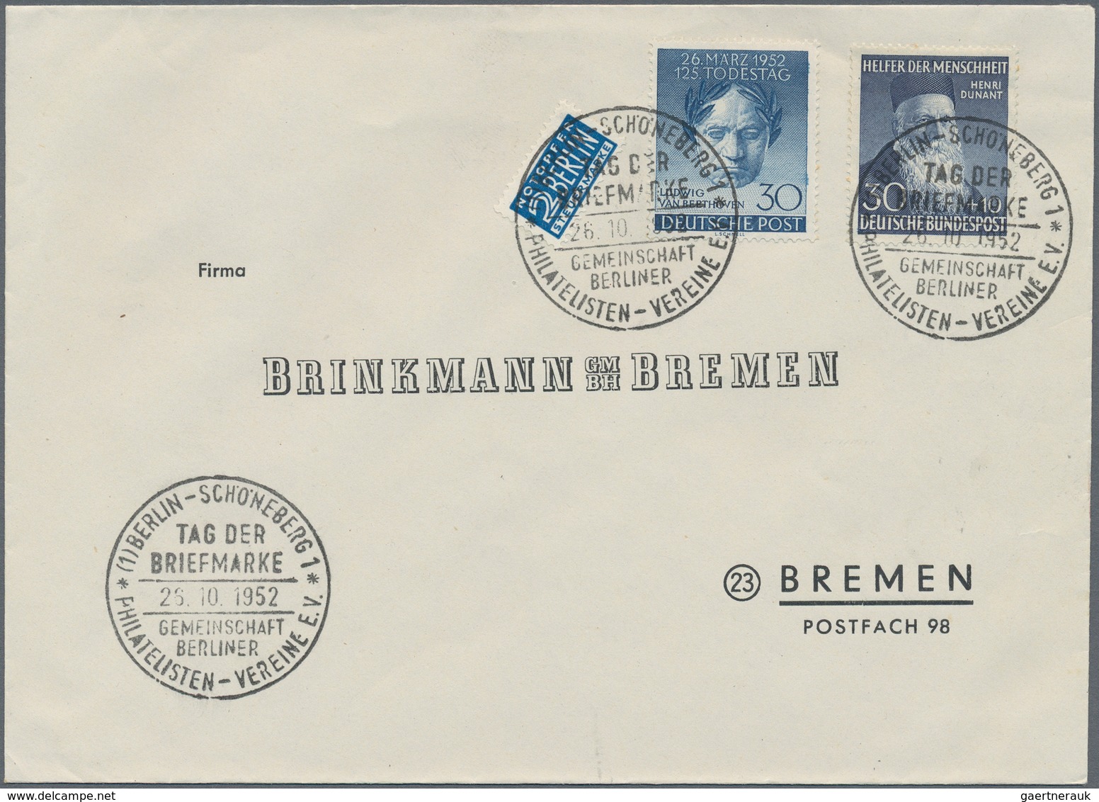 Bundesrepublik Deutschland: 1949/1990 (ca.), Meist 50er- Und Etwas 60er Jahre, Vielseitiger Bestand - Collections