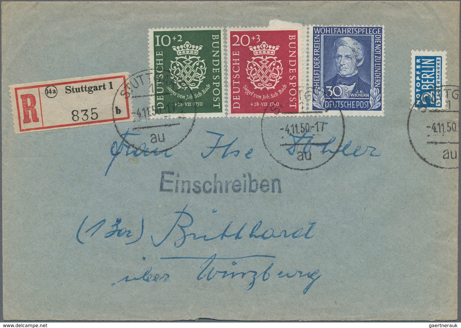 Bundesrepublik Deutschland: 1949/1990 (ca.), Meist 50er- Und Etwas 60er Jahre, Vielseitiger Bestand - Sammlungen