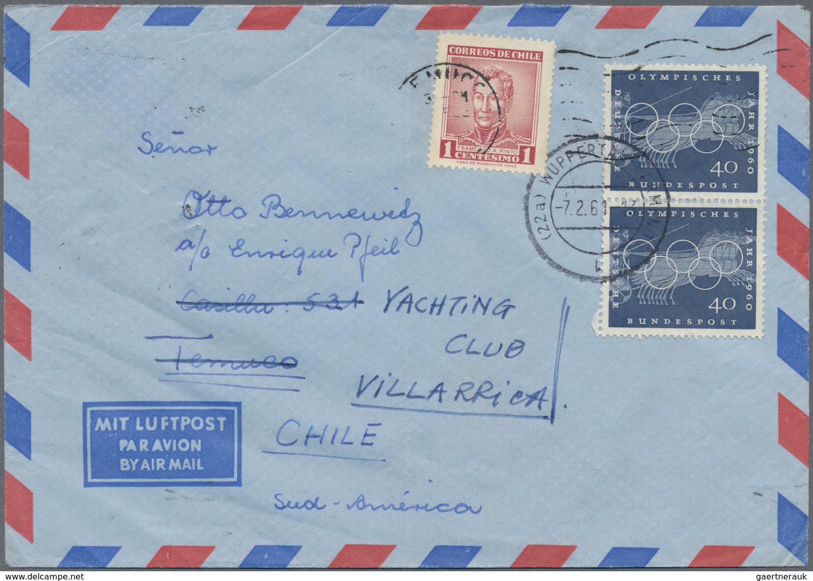Bundesrepublik Deutschland: 1949/1990, vielseitige Partie von ca. 109 Briefen aus eine Korrespondenz