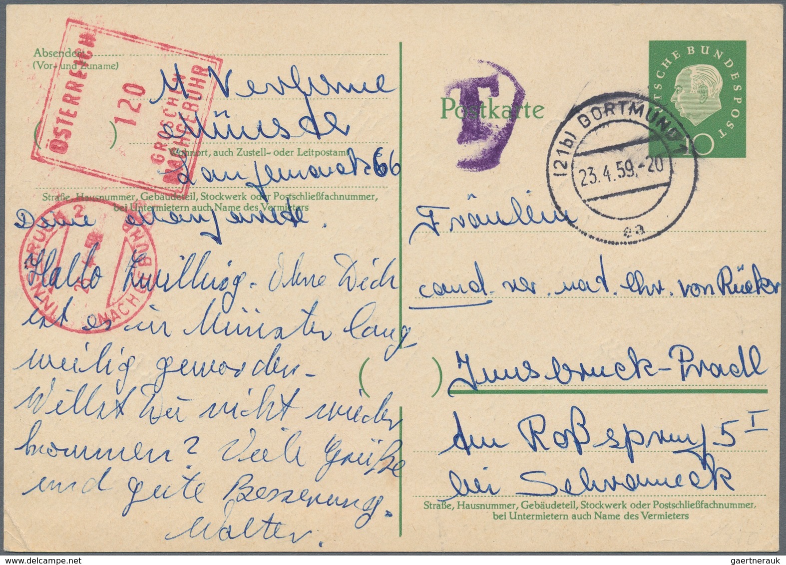 Bundesrepublik Deutschland: 1949/2000 (ca.), Vielseitige Partie Von Ca. 300 Briefen/Karten/Ganzsache - Sammlungen