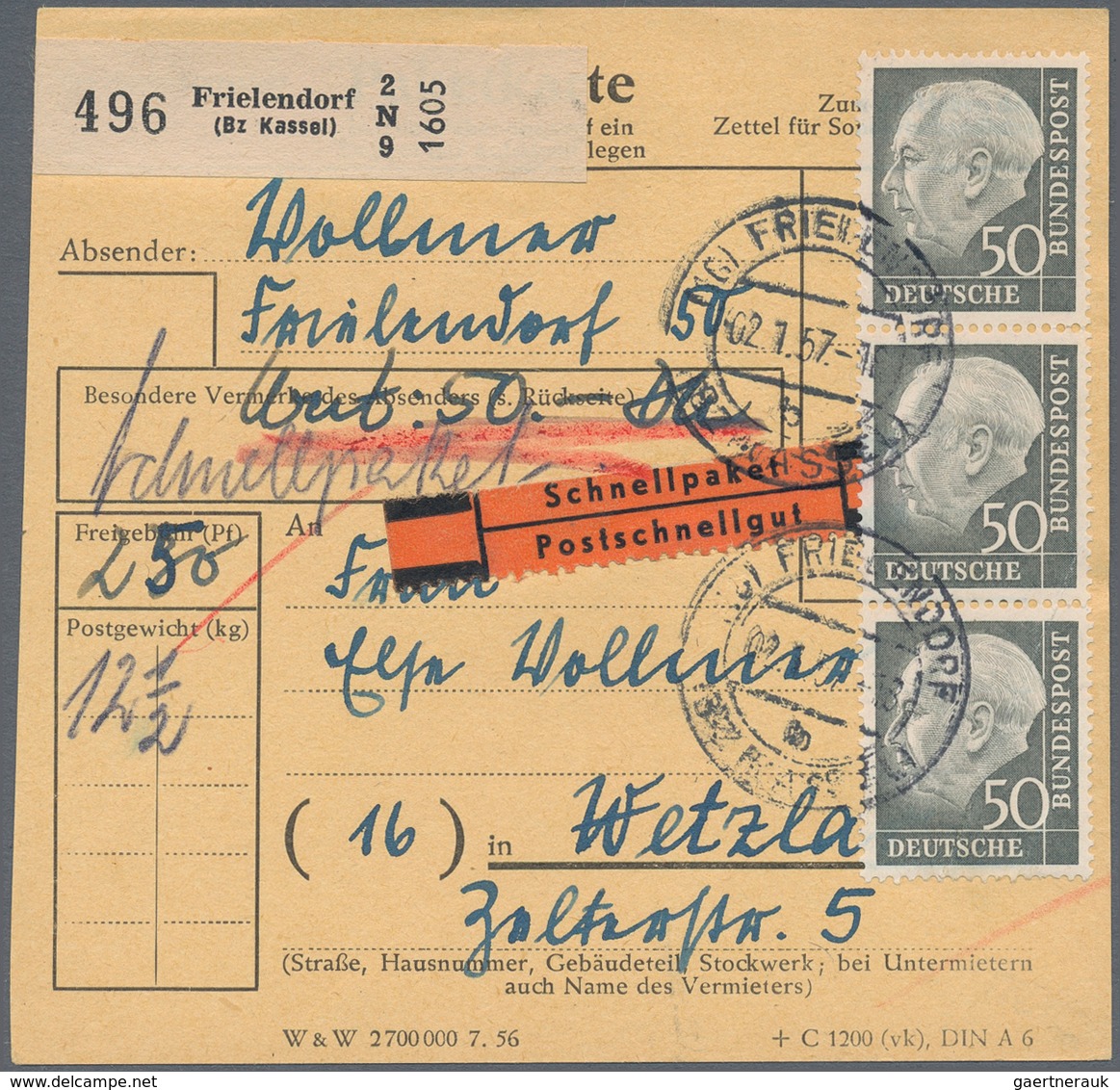 Bundesrepublik Deutschland: 1949/2000 (ca.), vielseitige Partie von ca. 300 Briefen/Karten/Ganzsache