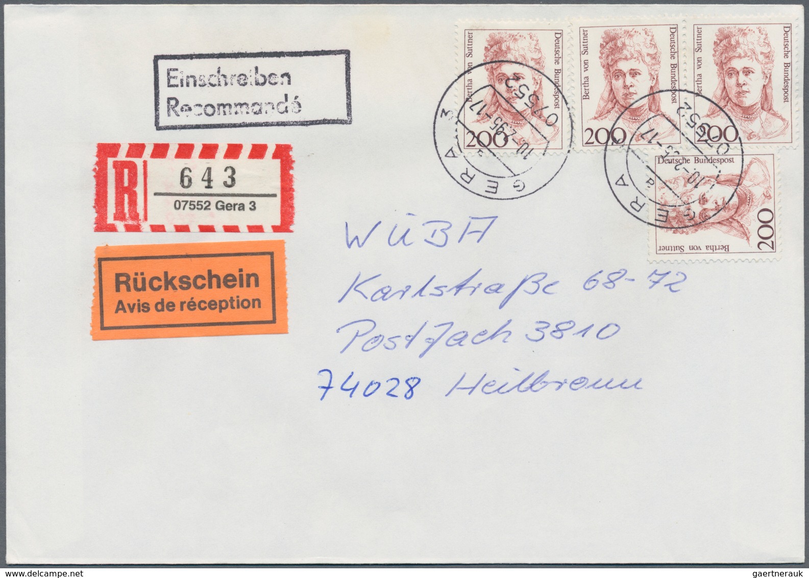 Bundesrepublik Deutschland: 1949/2019, Umfassende Sammlung Von Ca. 4.330 Briefen Und Karten, Augensc - Sammlungen