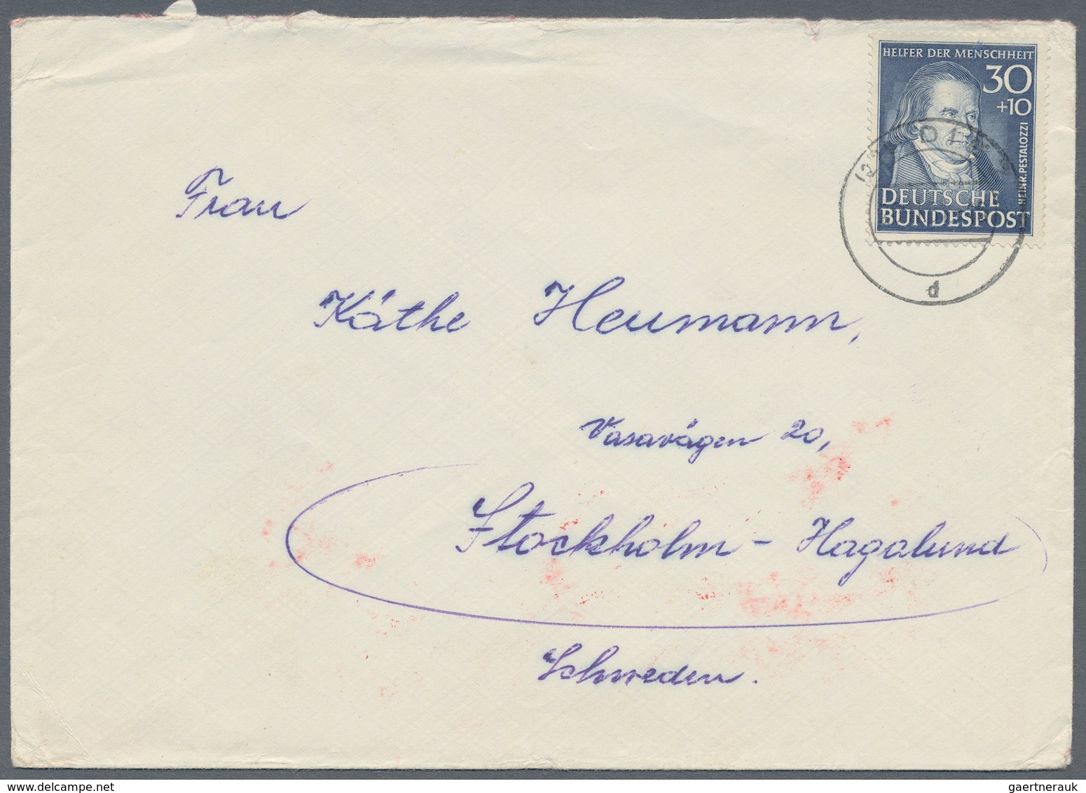 Bundesrepublik Deutschland: 1950/1960 (ca.), vielseitiger Posten von ca. 180 Briefen und Karten mit