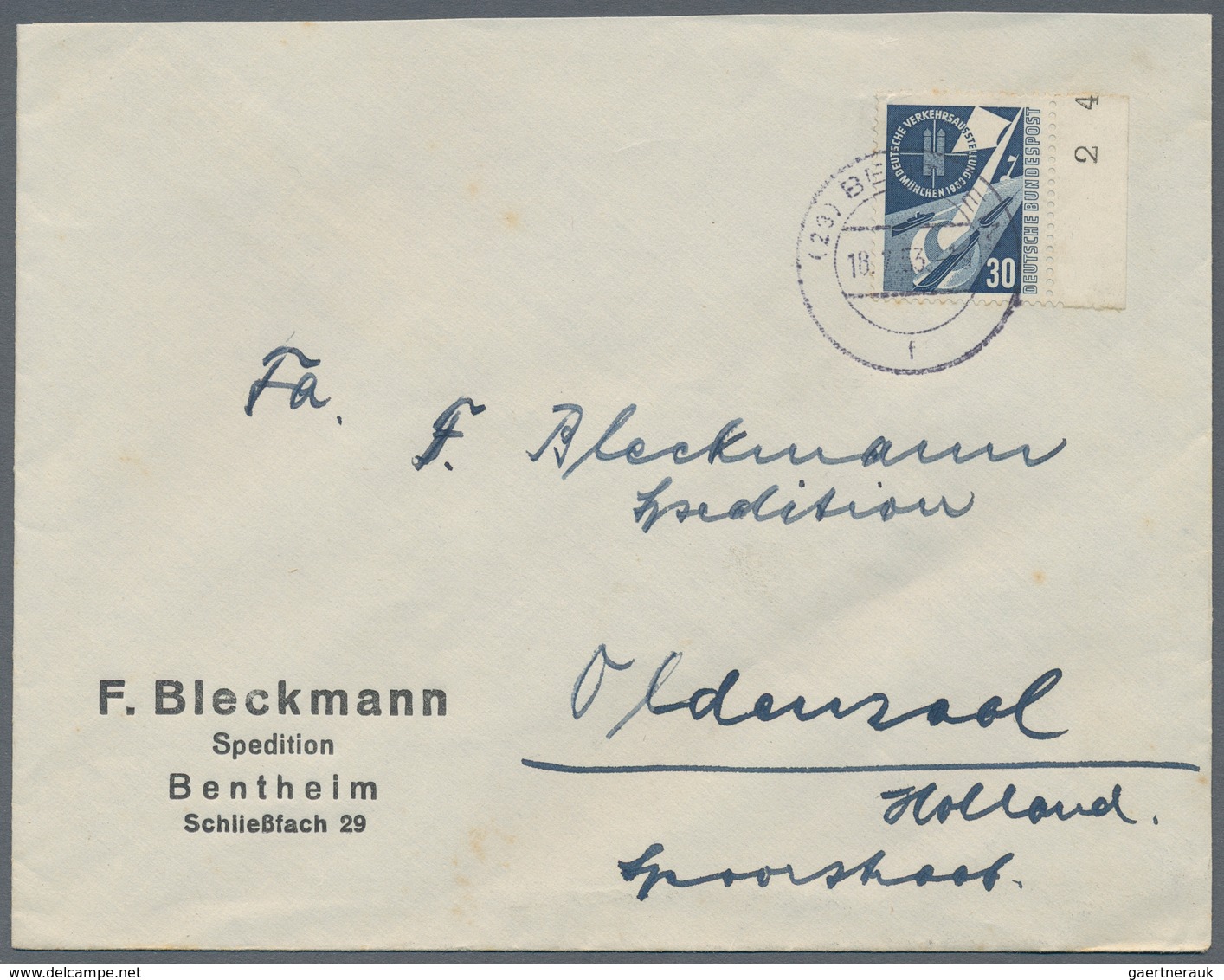 Bundesrepublik Deutschland: 1950/1960 (ca.), vielseitiger Posten von ca. 180 Briefen und Karten mit