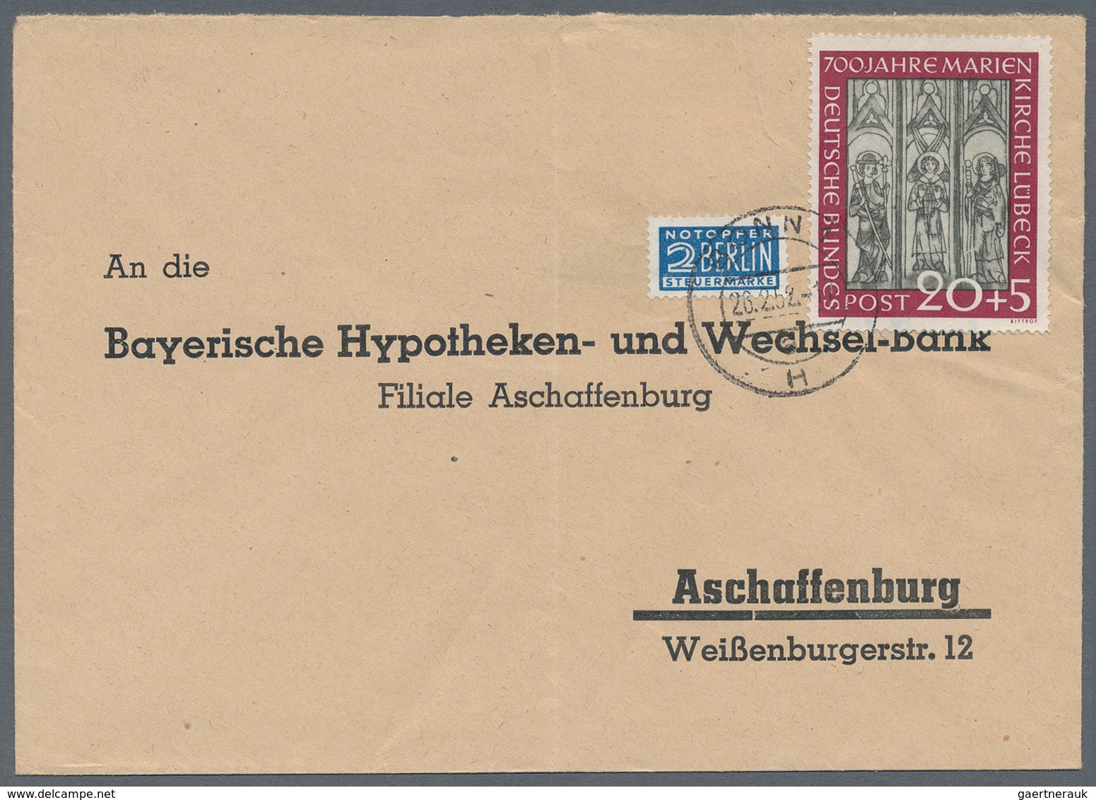 Bundesrepublik Deutschland: 1950/1960 (ca.), vielseitiger Posten von ca. 180 Briefen und Karten mit