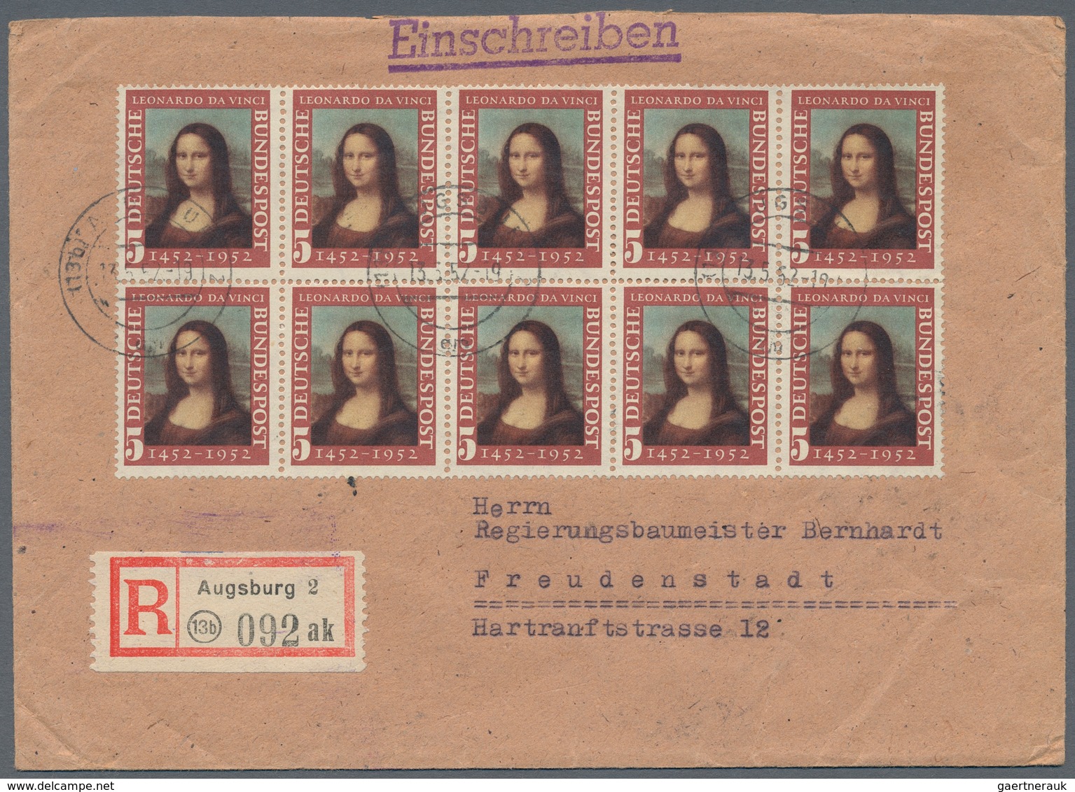 Bundesrepublik Deutschland: 1950/1960 (ca.), vielseitiger Posten von ca. 180 Briefen und Karten mit