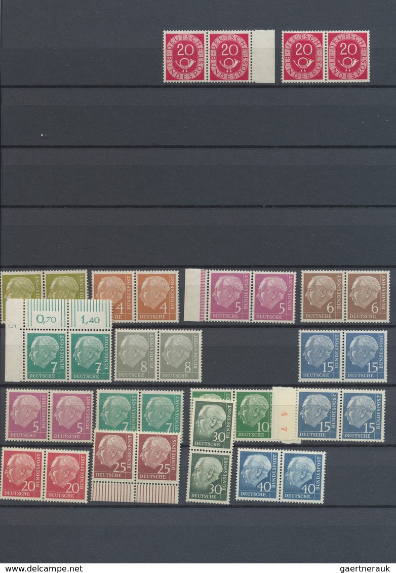 Bundesrepublik Deutschland: 1952/2002, Dauerserien Spezial, Reichhaltiger Postfrischer Und Gestempel - Sammlungen