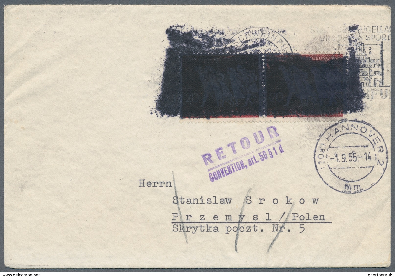 Bundesrepublik Deutschland: 1955/1986, Vielseitige Partie Von Ca. 300 Belegen, Dabei Ca. 35 Postkrie - Collections