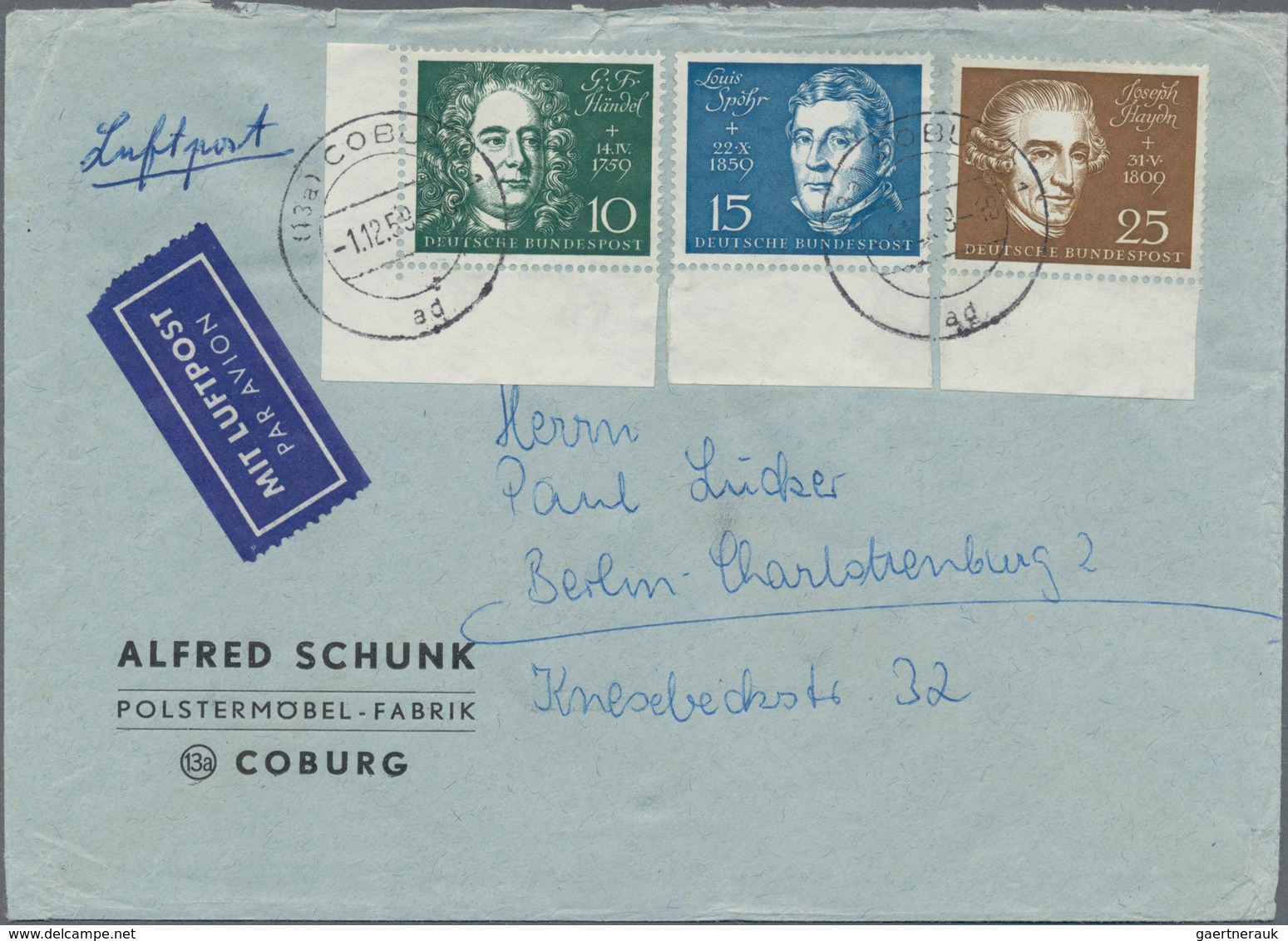 Bundesrepublik Deutschland: 1959/1964, Beethoven-Block Und Widerstandskämpfer-Block, Außergewöhnlich - Collections