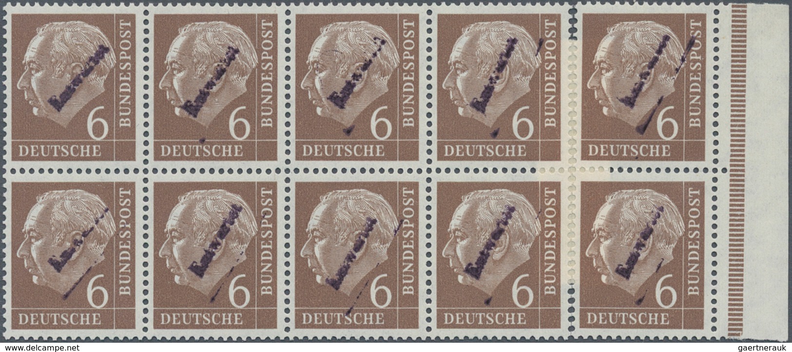 Bundesrepublik Deutschland: 1960/1966 (ca.), POSTAUTOMATION, Spezial-Sammlungspartie Von Marken/Bele - Sammlungen