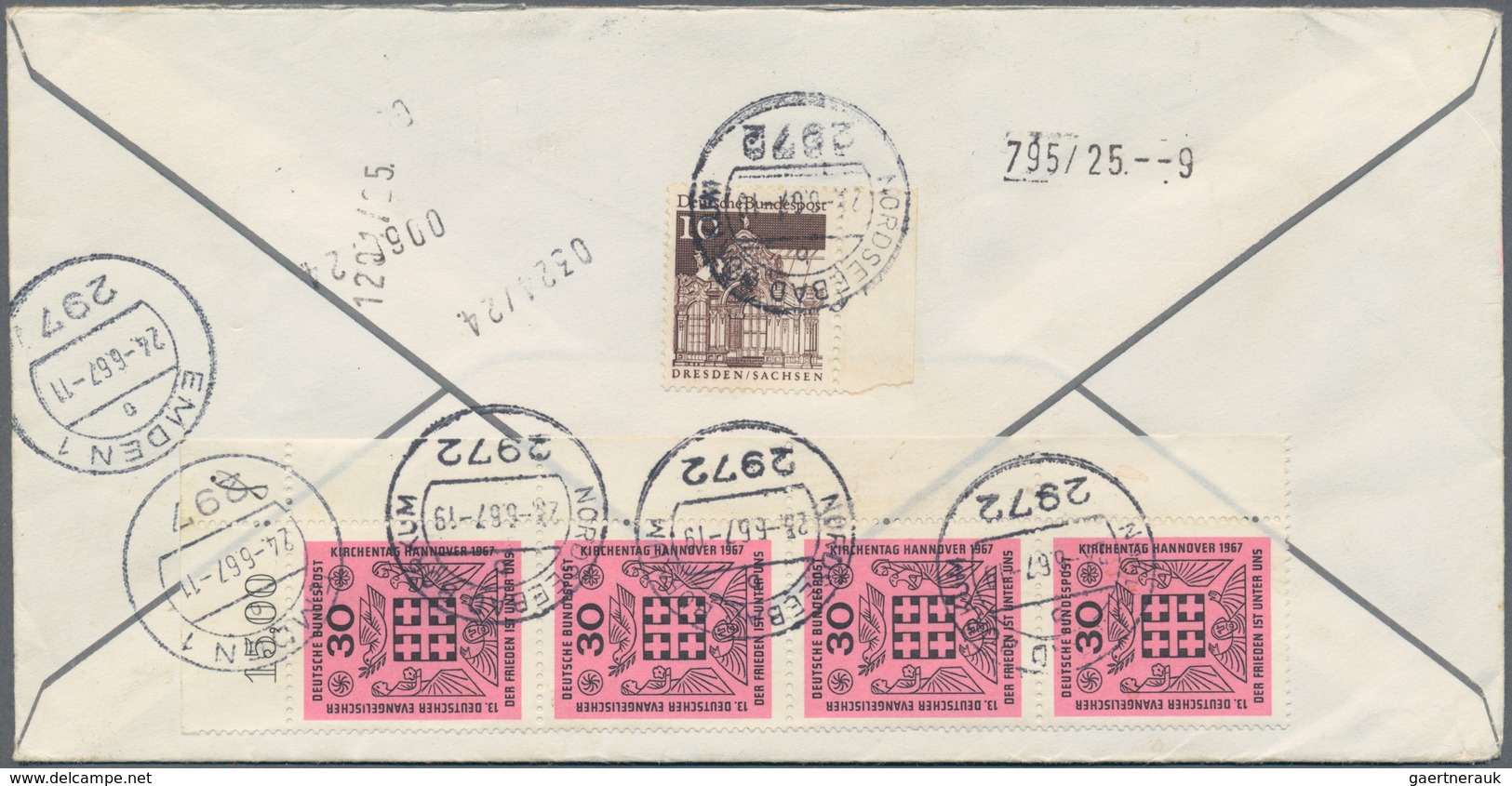 Bundesrepublik Deutschland: 1962/2005, BESONDERE FRANKATUREN, Vielseitiger Bestand Von Ca. 540 Brief - Collections