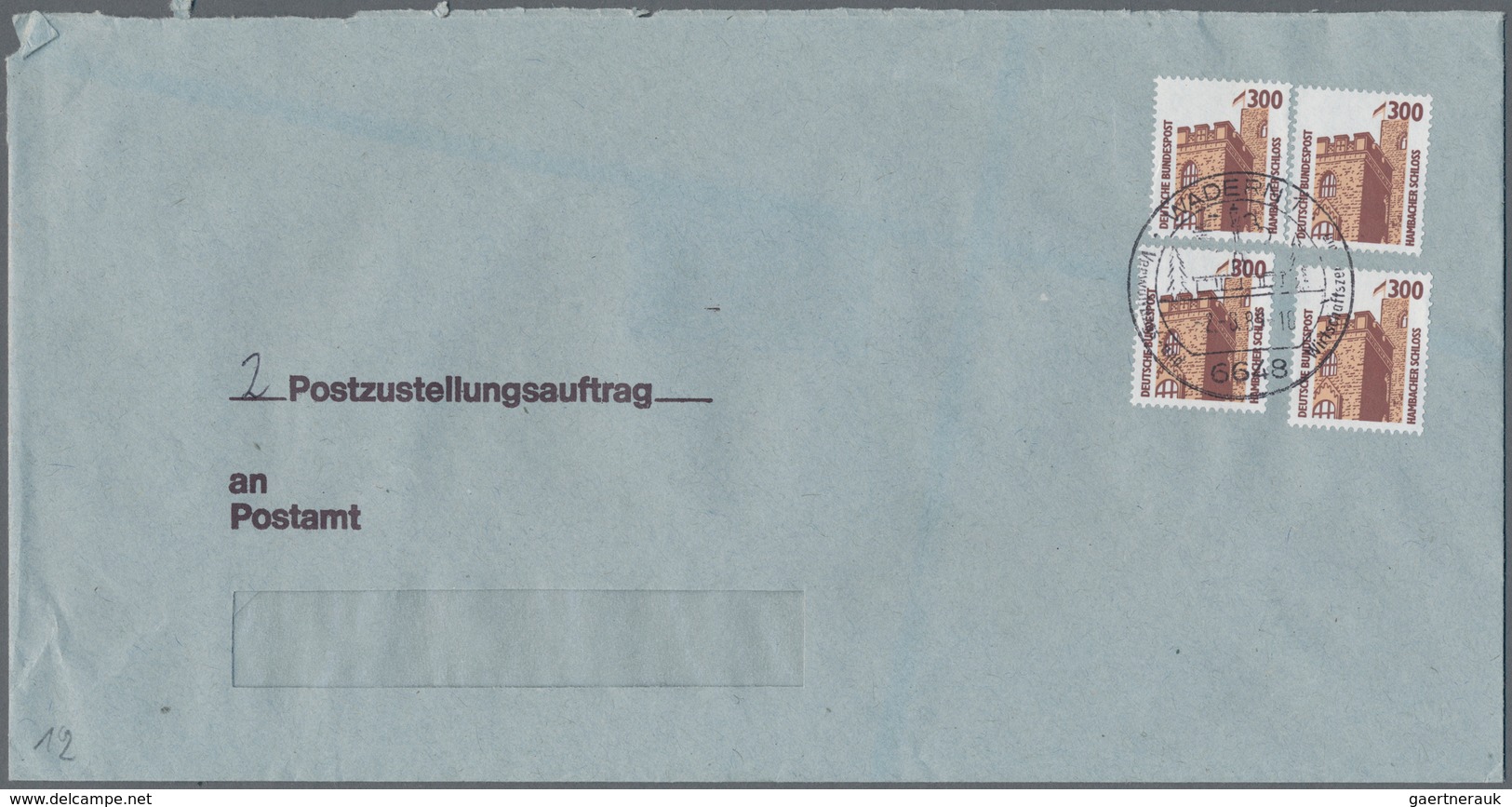 Bundesrepublik Deutschland: 1984/1992, Partie Von Ca. 96 Gerichtsvollzieher-Zustellungsaufträgen, Da - Sammlungen