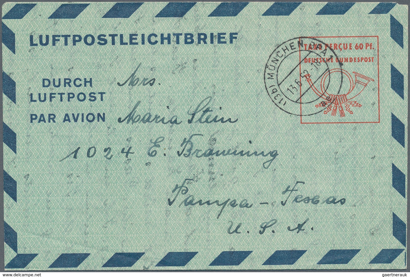 Bundesrepublik - Ganzsachen: 1946/2014, Bizone/Bund, Vielseitiger Sammlungsbestand Von Ca. 590 Bedar - Other & Unclassified