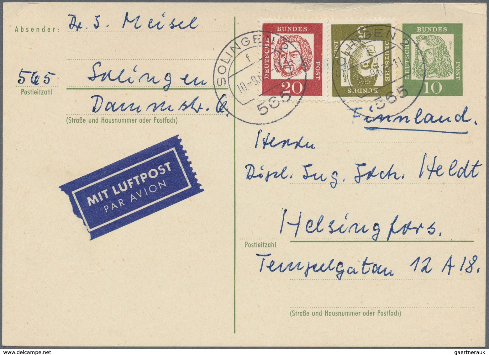 Bundesrepublik - Ganzsachen: 1946/2014, Bizone/Bund, vielseitiger Sammlungsbestand von ca. 590 bedar