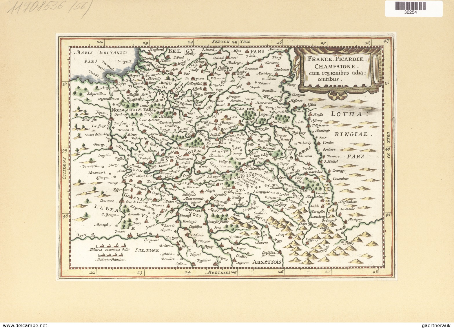 Landkarten Und Stiche: 1580/1820 (ca). Bestand Von über 130 Alten Landkarten, Meist Colorierte Stich - Geographie