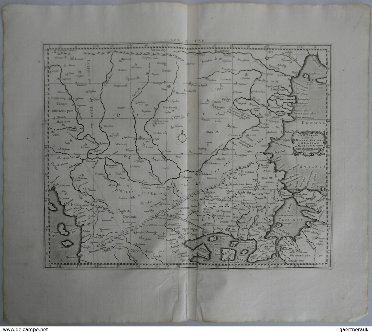 Landkarten und Stiche: 1580/1820 (ca). Bestand von über 130 alten Landkarten, meist colorierte Stich