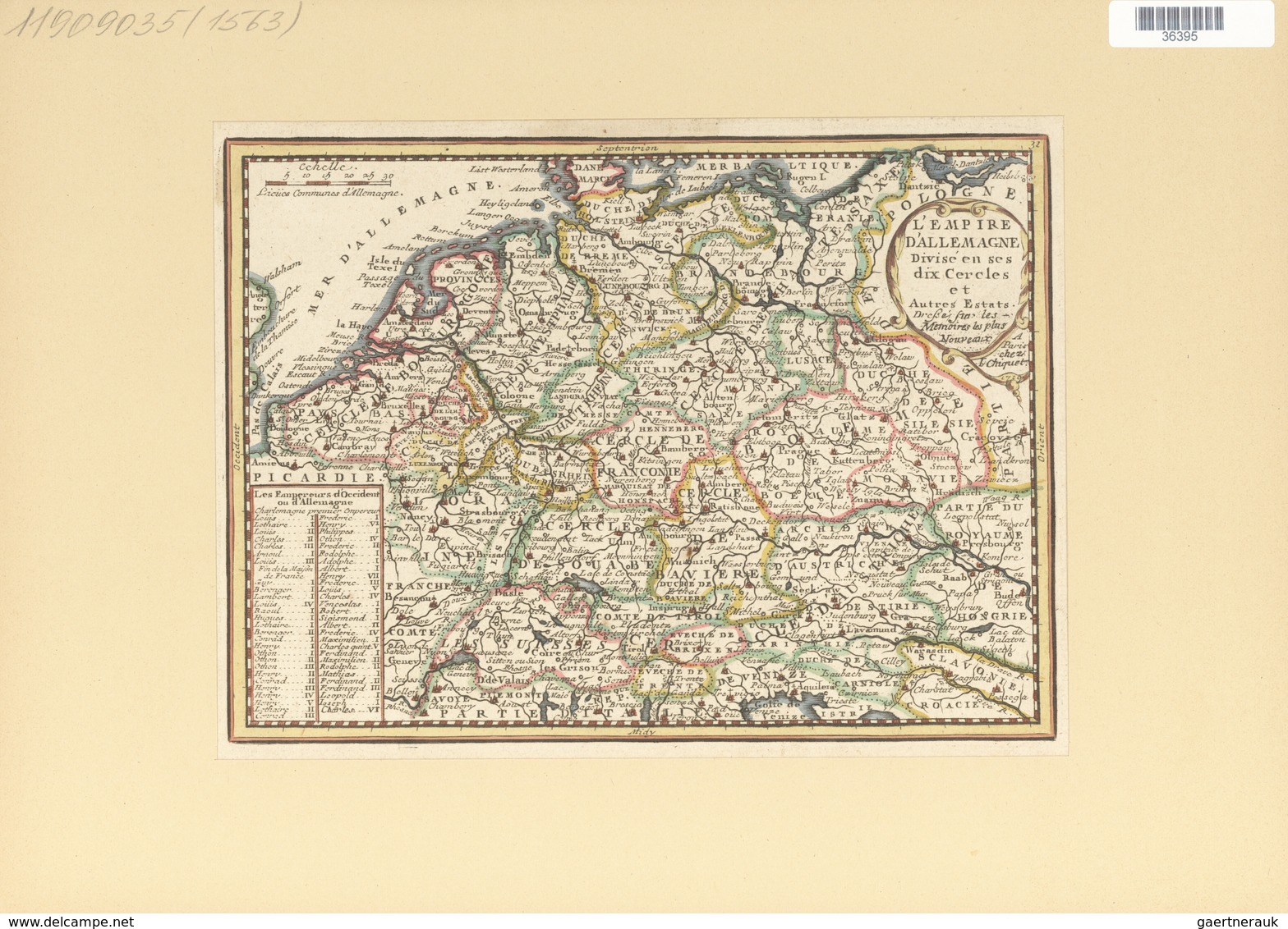 Landkarten und Stiche: 1580/1820 (ca). Bestand von über 130 alten Landkarten, meist colorierte Stich