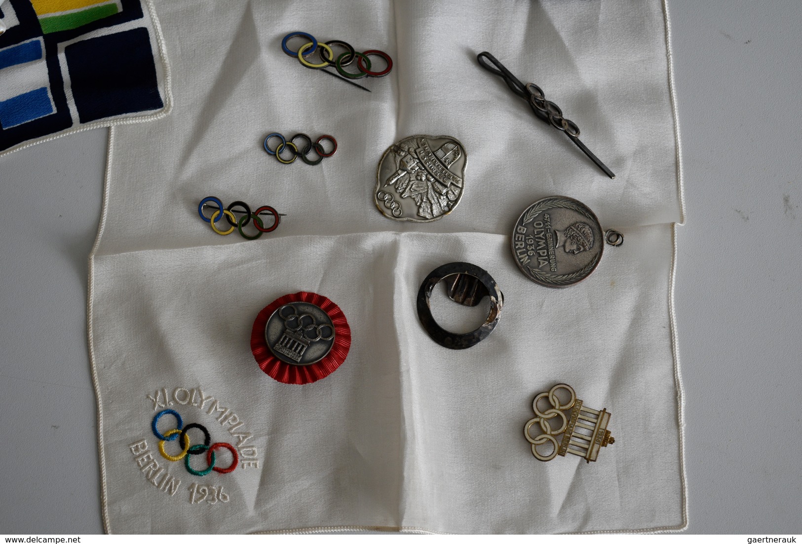 Varia (im Briefmarkenkatalog): Große Sammlung, Olympische Spiele 1936, Als Highlight Ein Original Fa - Other & Unclassified