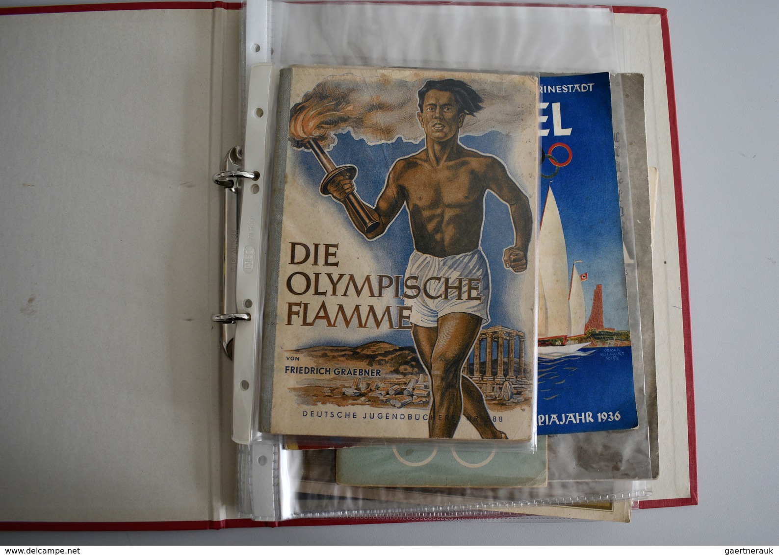 Varia (im Briefmarkenkatalog): Große Sammlung, Olympische Spiele 1936, als Highlight ein original Fa