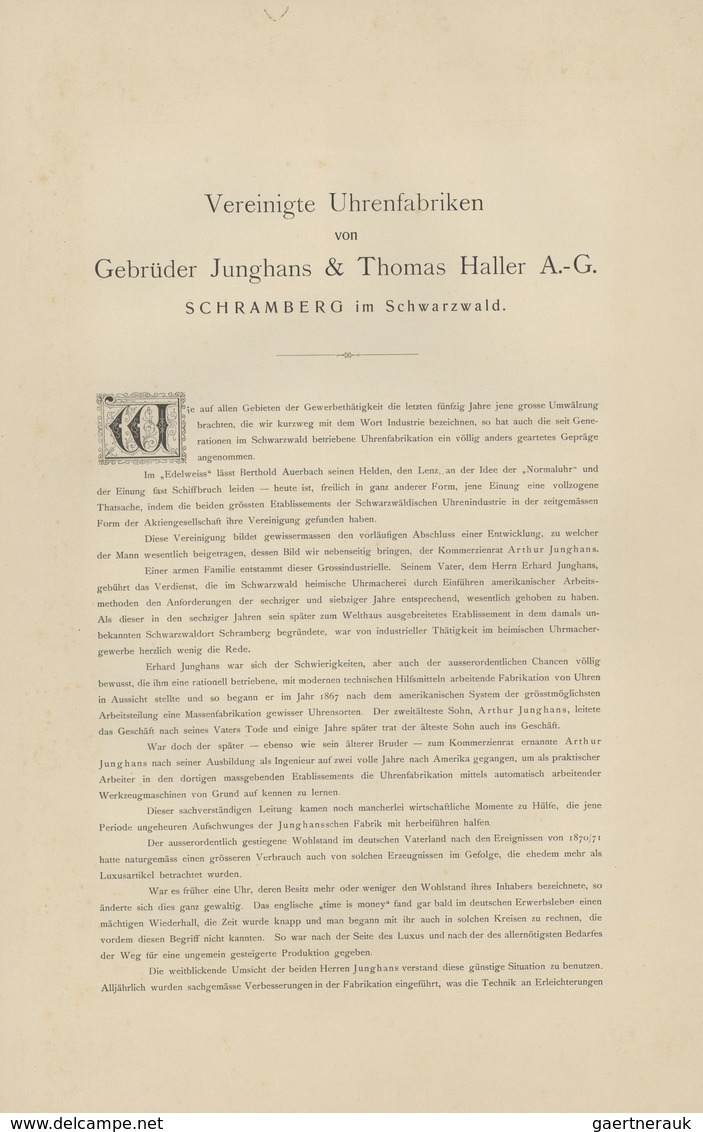 Varia (im Briefmarkenkatalog): Um 1900: PORTRÄTS UND FIRMENGESCHICHTE: 5 Mappen Mit 37 Porträts Der - Autres & Non Classés