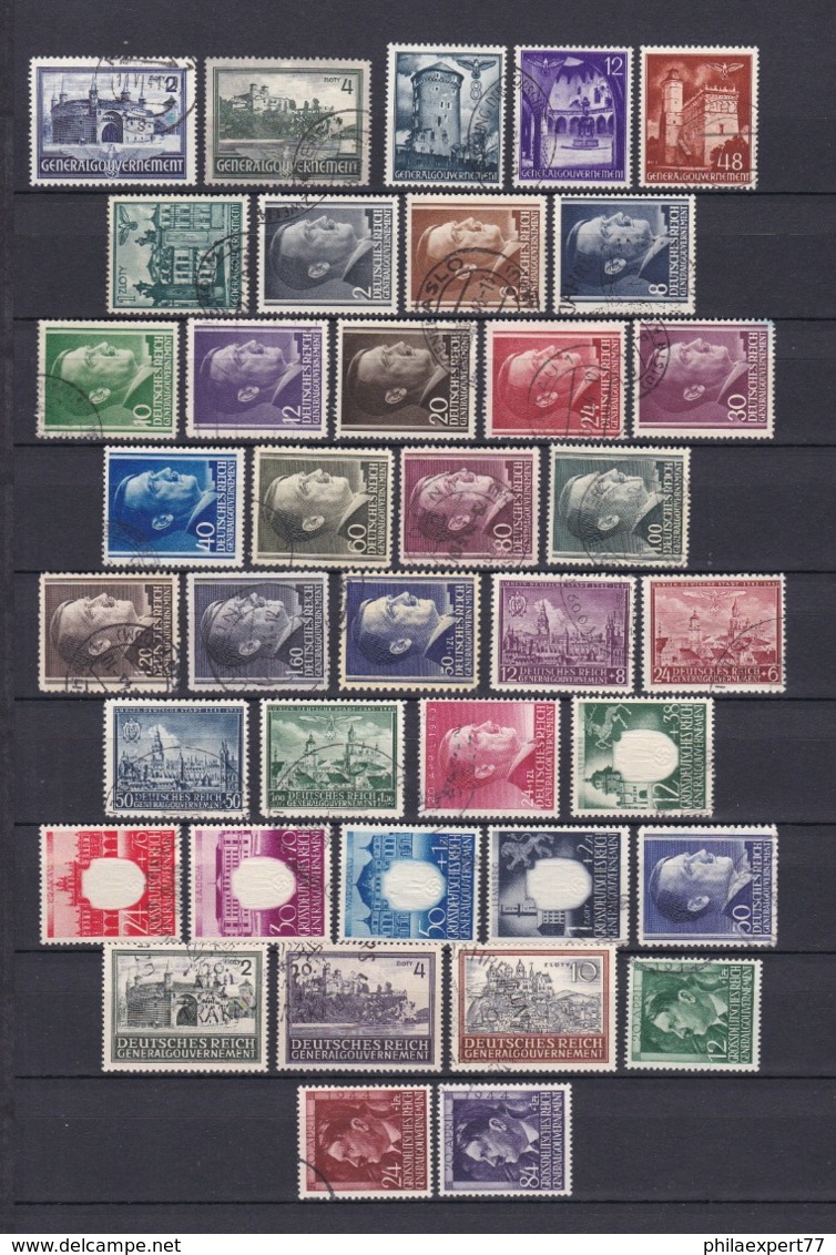 Generalgouvernement - 1941/44 - Sammlung - Gest. - Occupation 1938-45