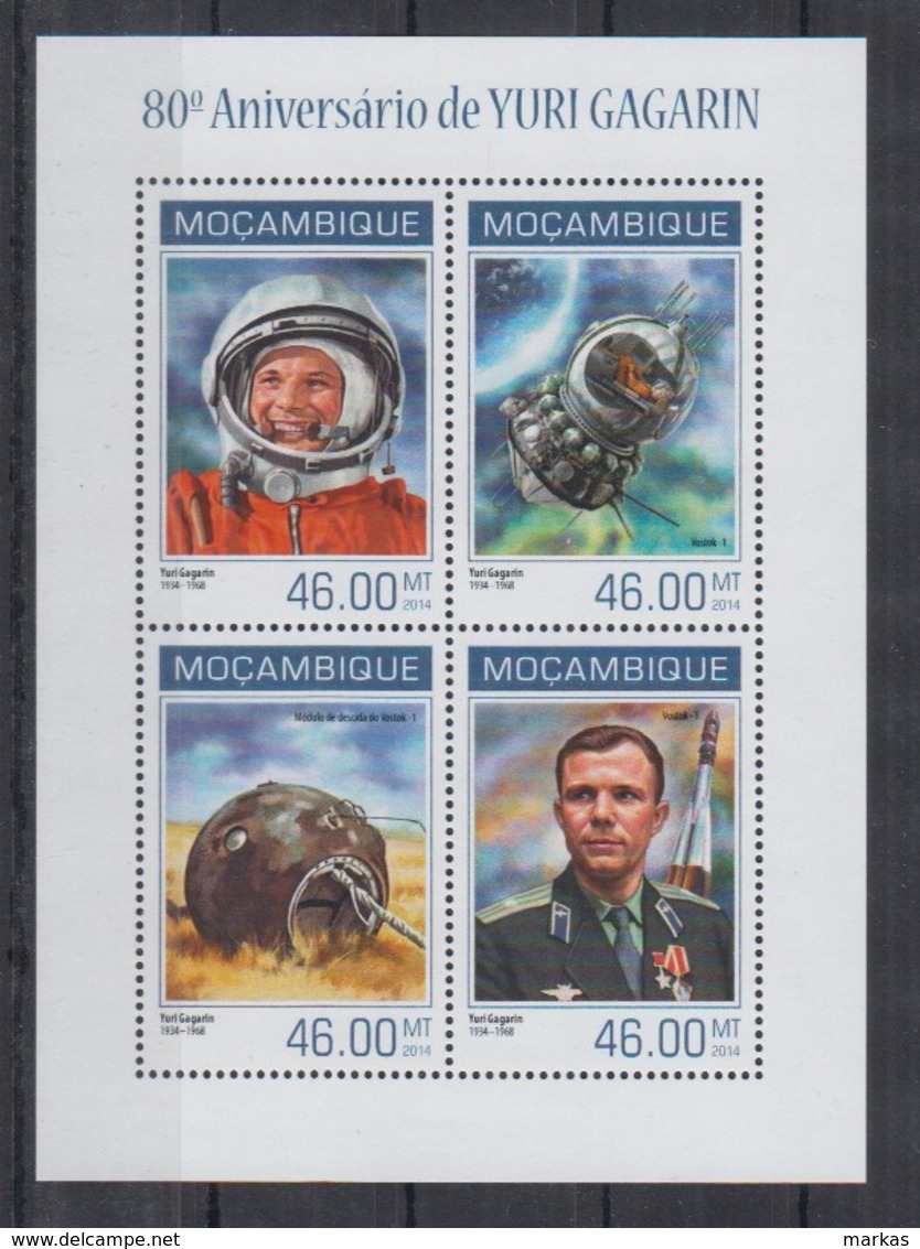 S935. Mozambique - MNH - 2014 - Space - Spaceships - Yuri Gagarin - Other & Unclassified