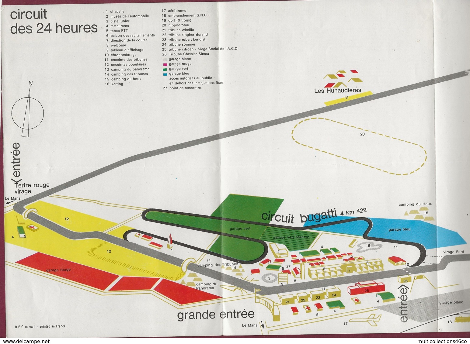 041019 - SPORT AUTOMOBILE - PROGRAMME 24 Heures DU MANS 1971 39e Grand Prix D'endurance - Automobile - F1