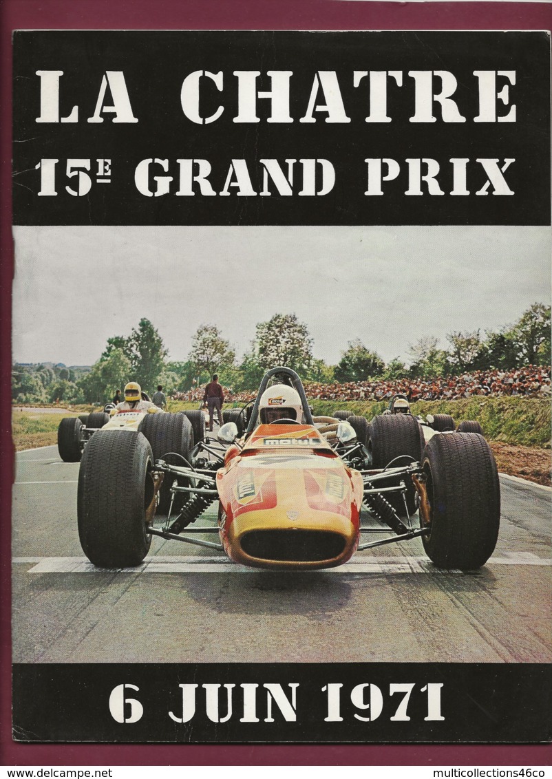 041019 - SPORT AUTOMOBILE - REVUE LA CHATRE 15ème GRAND PRIX De Vitesse Juin 1971 - Automobile - F1