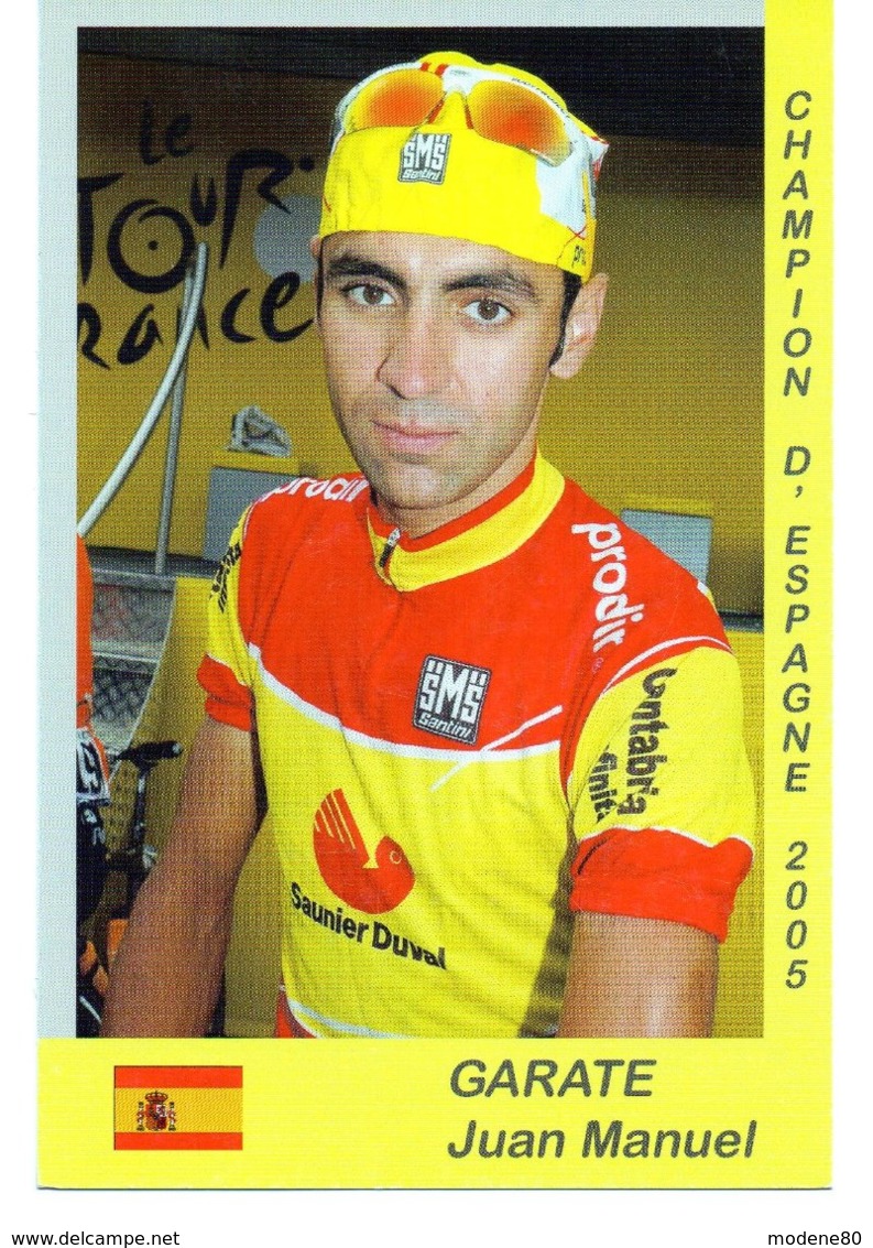 Cartes Postale Cyclisme  Garate Juan Manuel  Champion 2005 - Radsport