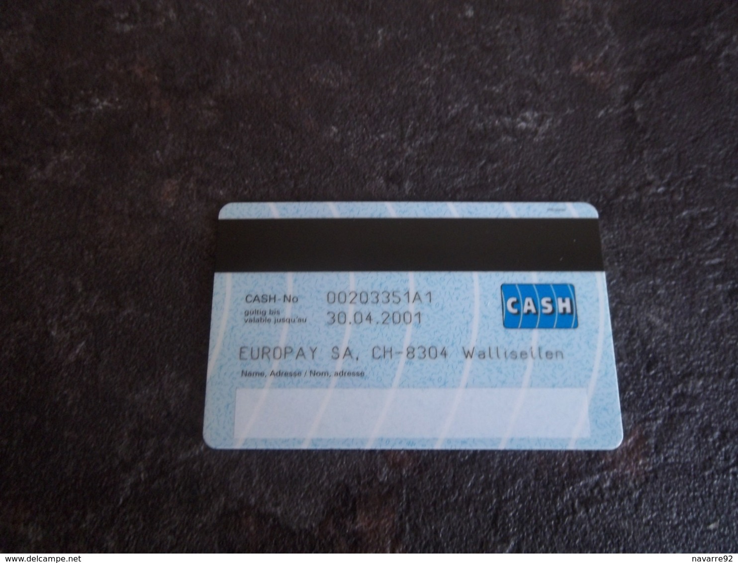 ANCIENNE CARTE A PUCE BULL EUROPAY RARE !!! - Cartes Bancaires Jetables