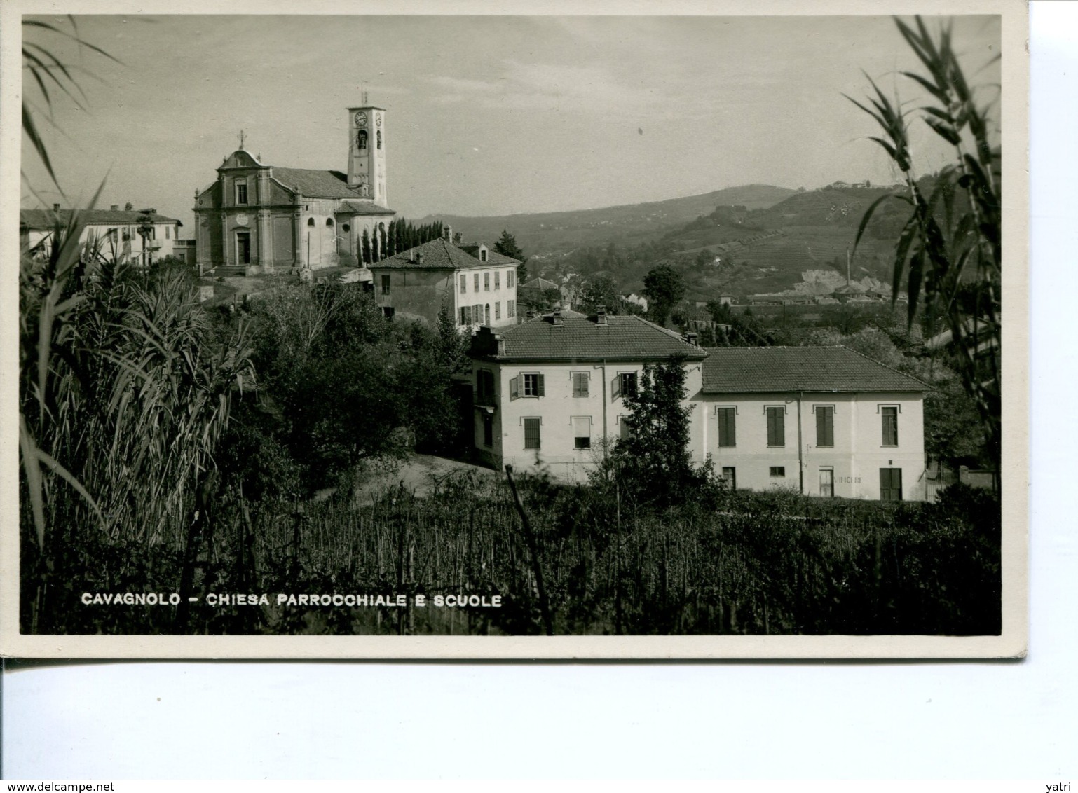 Cavagnolo (1946) Chiesa Parrocchiale E Scuole - Churches
