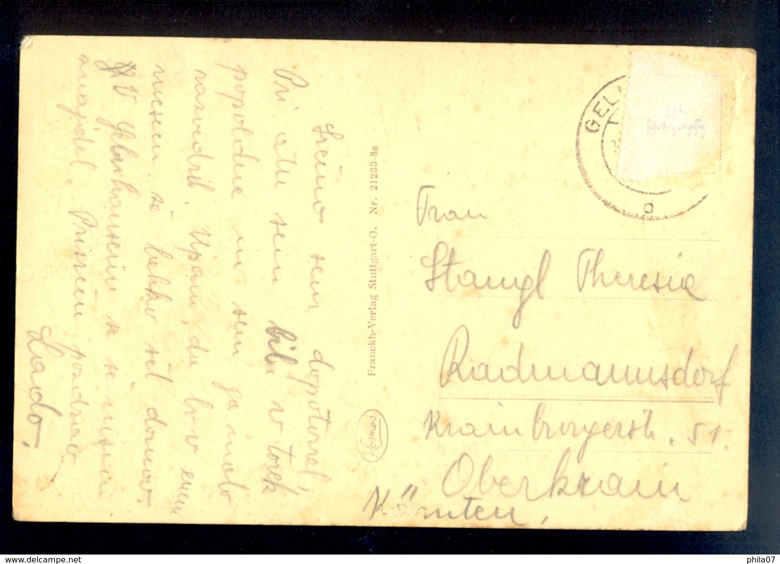 GERMANY - Gelnhausen, Partie Bei Marienkirsche / Postcard Circulated - Gelnhausen