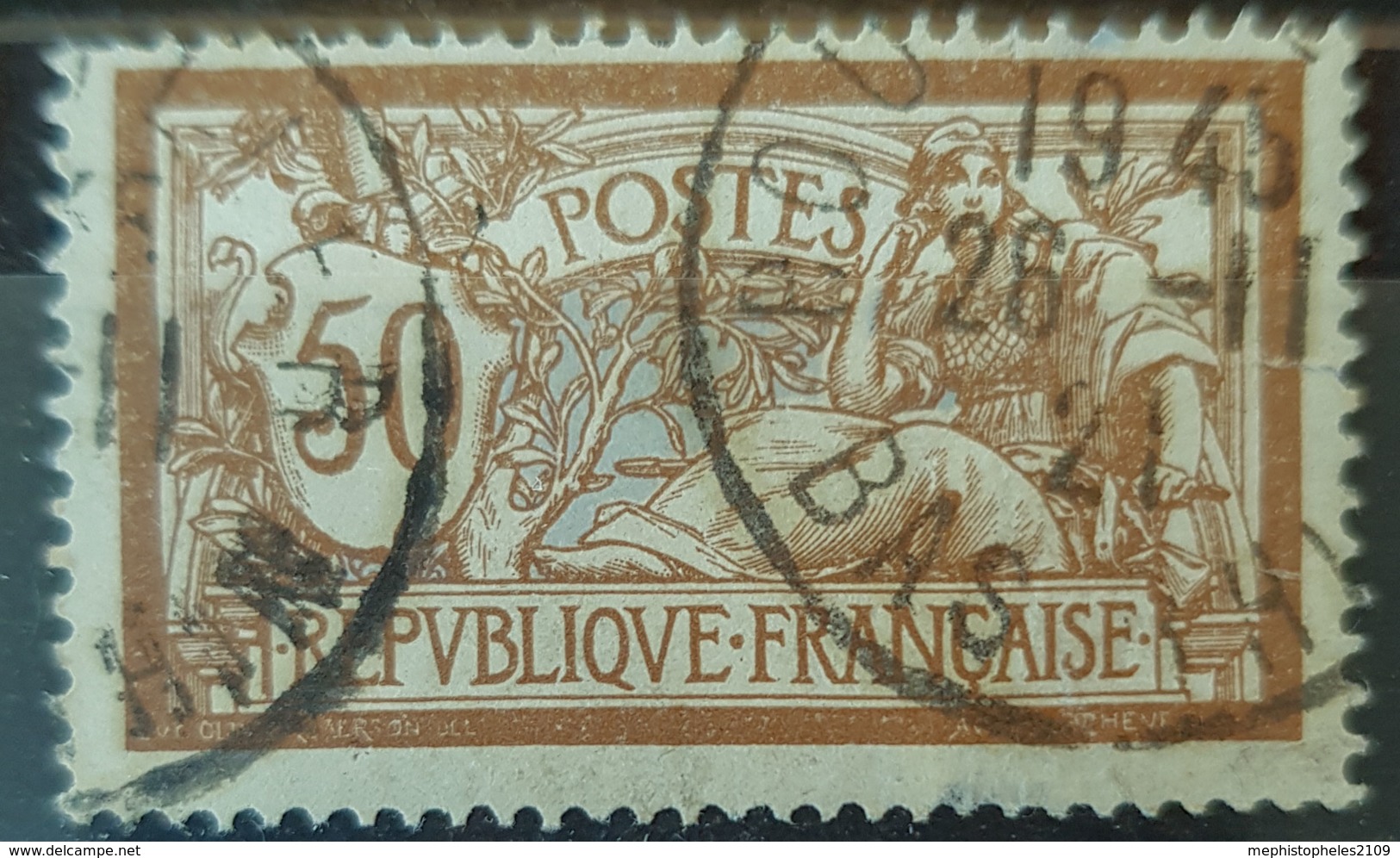 FRANCE 1900 - Canceled - YT 120 - Merson 50c - 1900-27 Merson