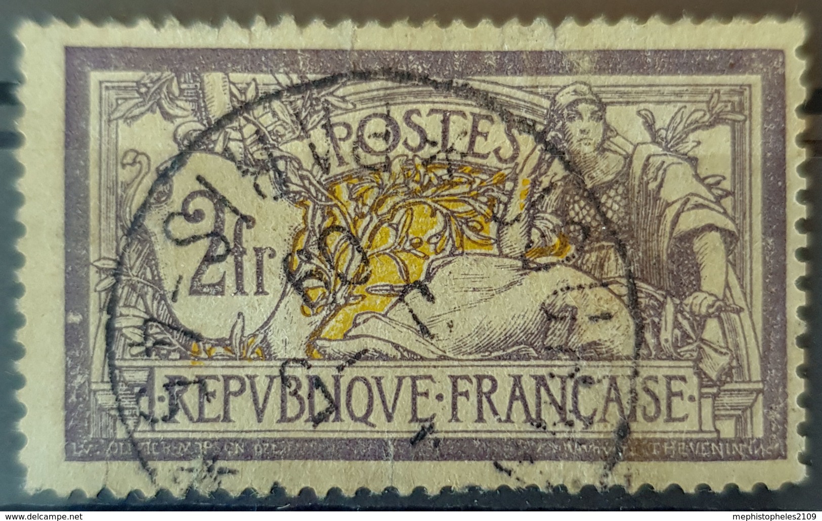 FRANCE 1900 - Canceled - YT 122 - Merson 2F - 1900-27 Merson