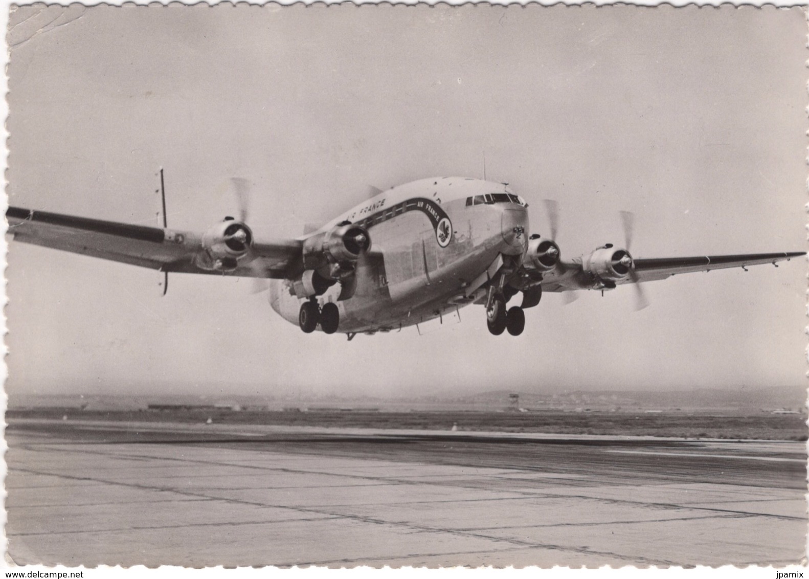 Marseille Marignane , Aéroport , Bréguet Au Décollage ( Cachet De La Poste Marignane Aéroport 1957 ) - Marignane