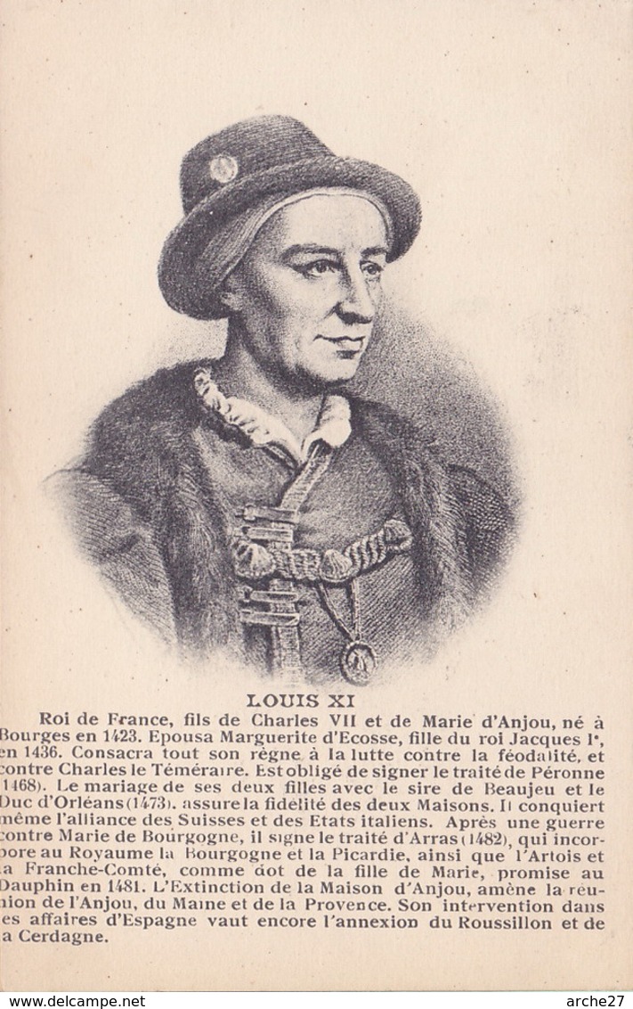 CPA - LOUIS XI - Roi De France - Histoire