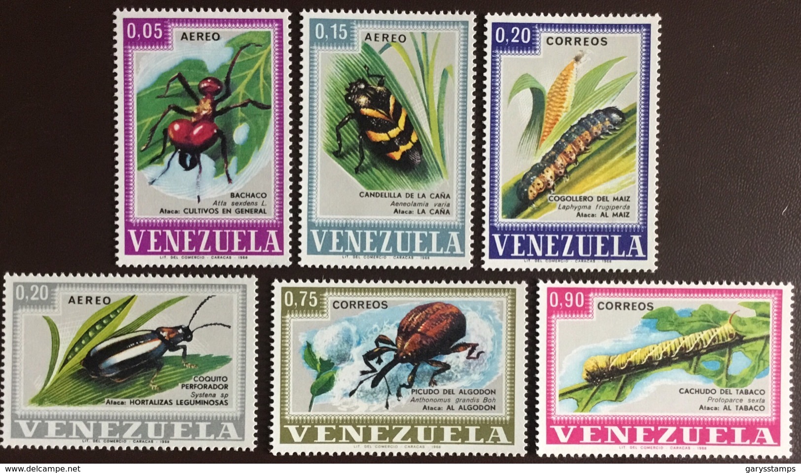 Venezuela 1968 Insects MNH - Autres & Non Classés