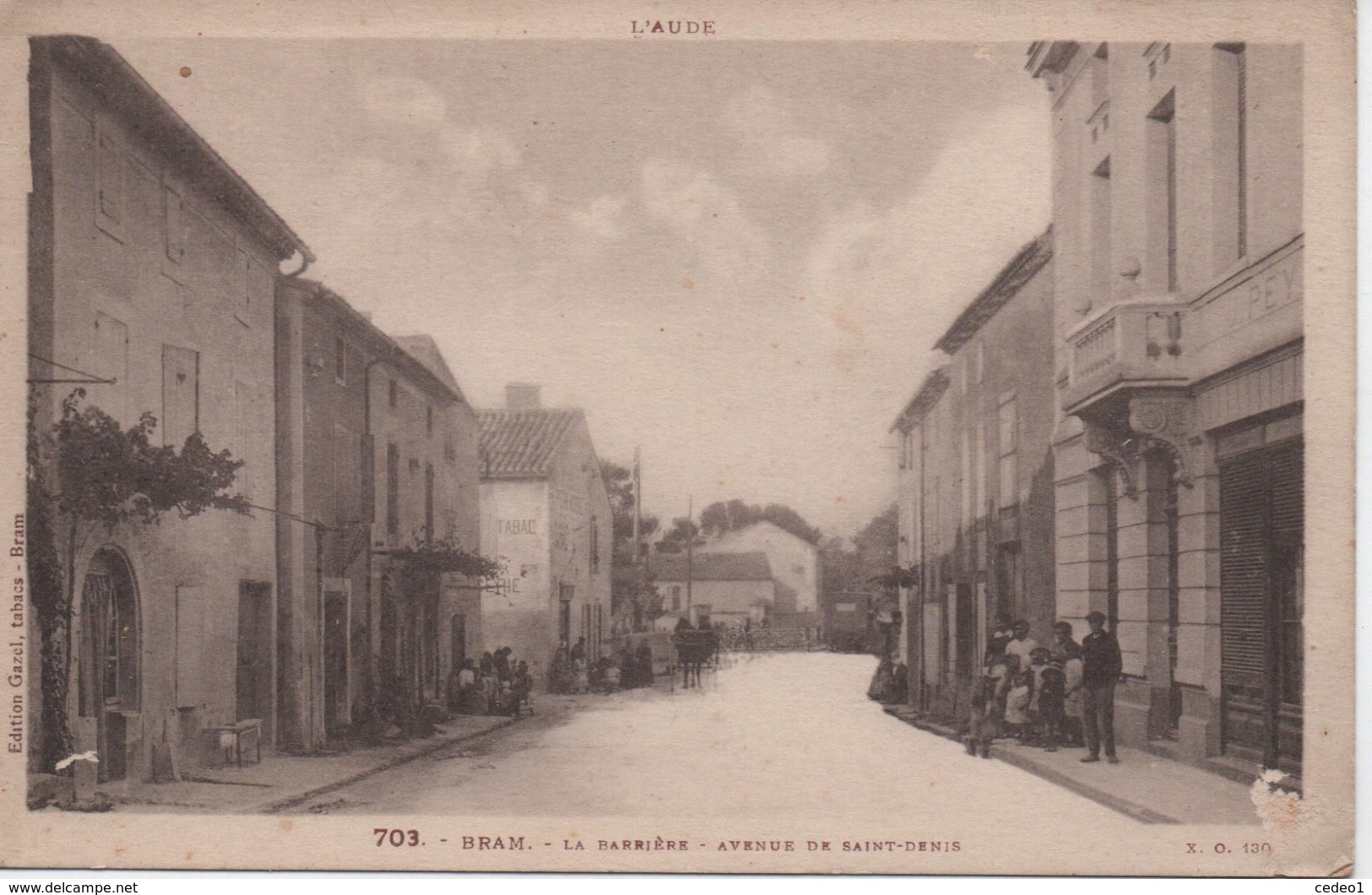 BRAM  LA BARRIÈRE  AVENUE DE SAINT DENIS - Bram