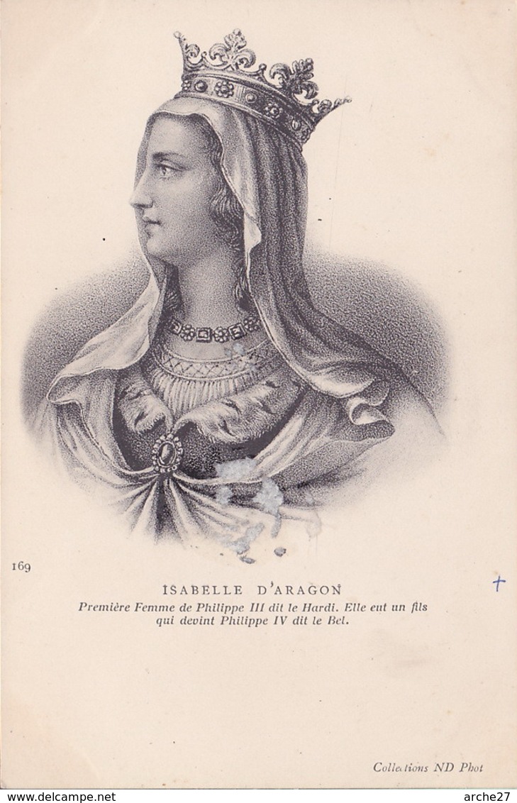 CPA - ISABELLE D'ARAGON  - ND 169 - Histoire