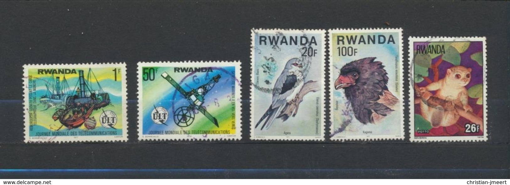 RWANDA - Rép.   Lot De 70 Timbres Oblitérés - Collections