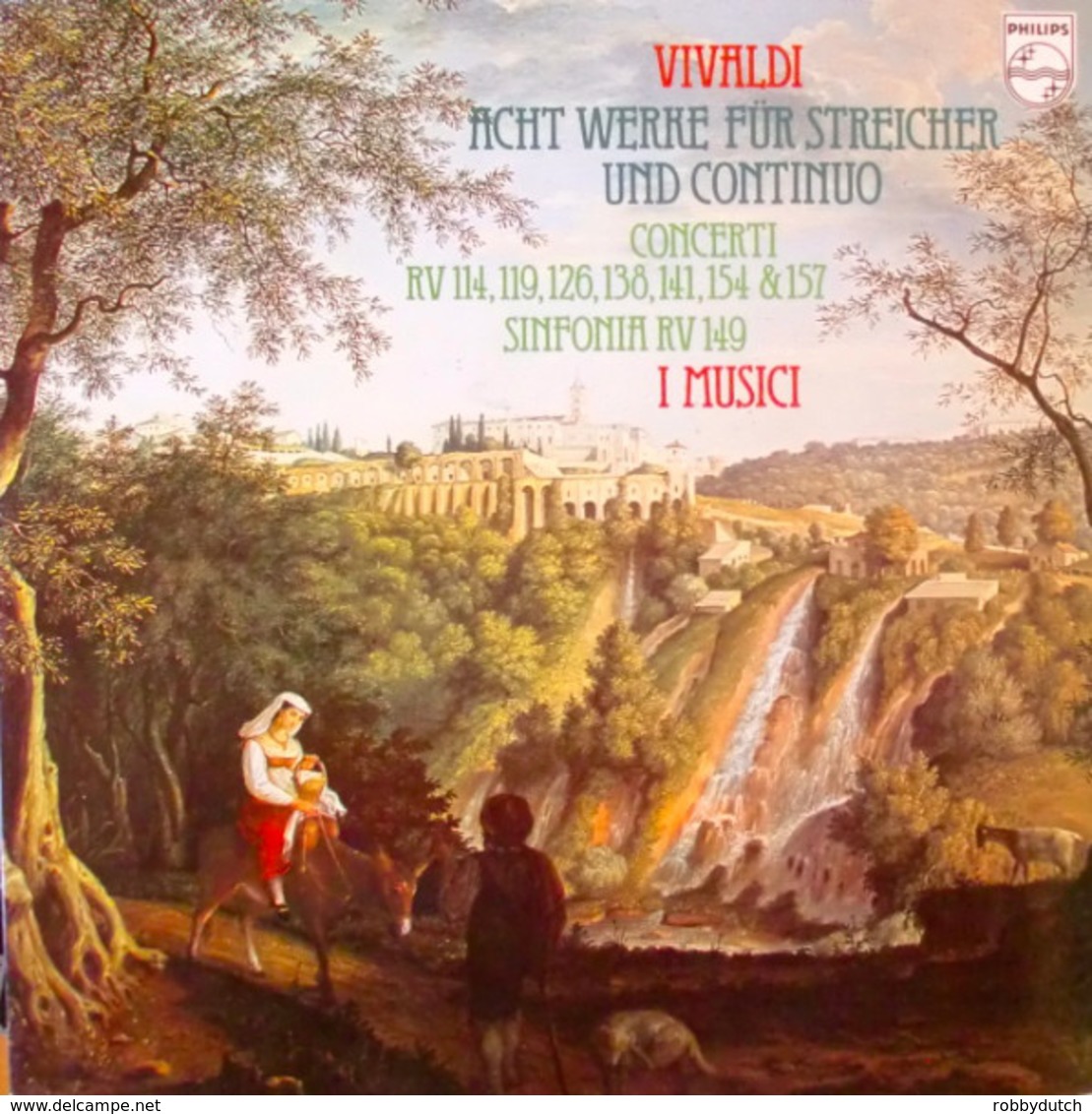 * LP *  VIVALDI - ACHT WERKE FÜR STREICHER UND CONTINUO - I MUSICI - Klassiekers